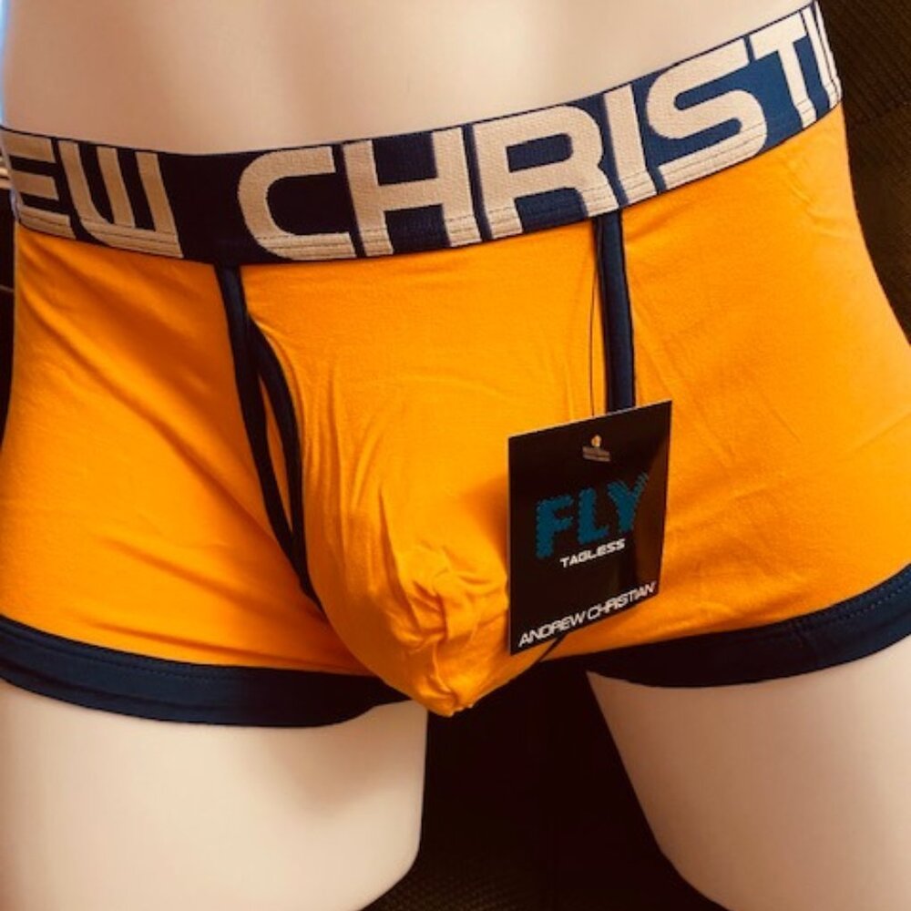 Andrew Christian Fly Tagless Boxer w/ Almost Naked